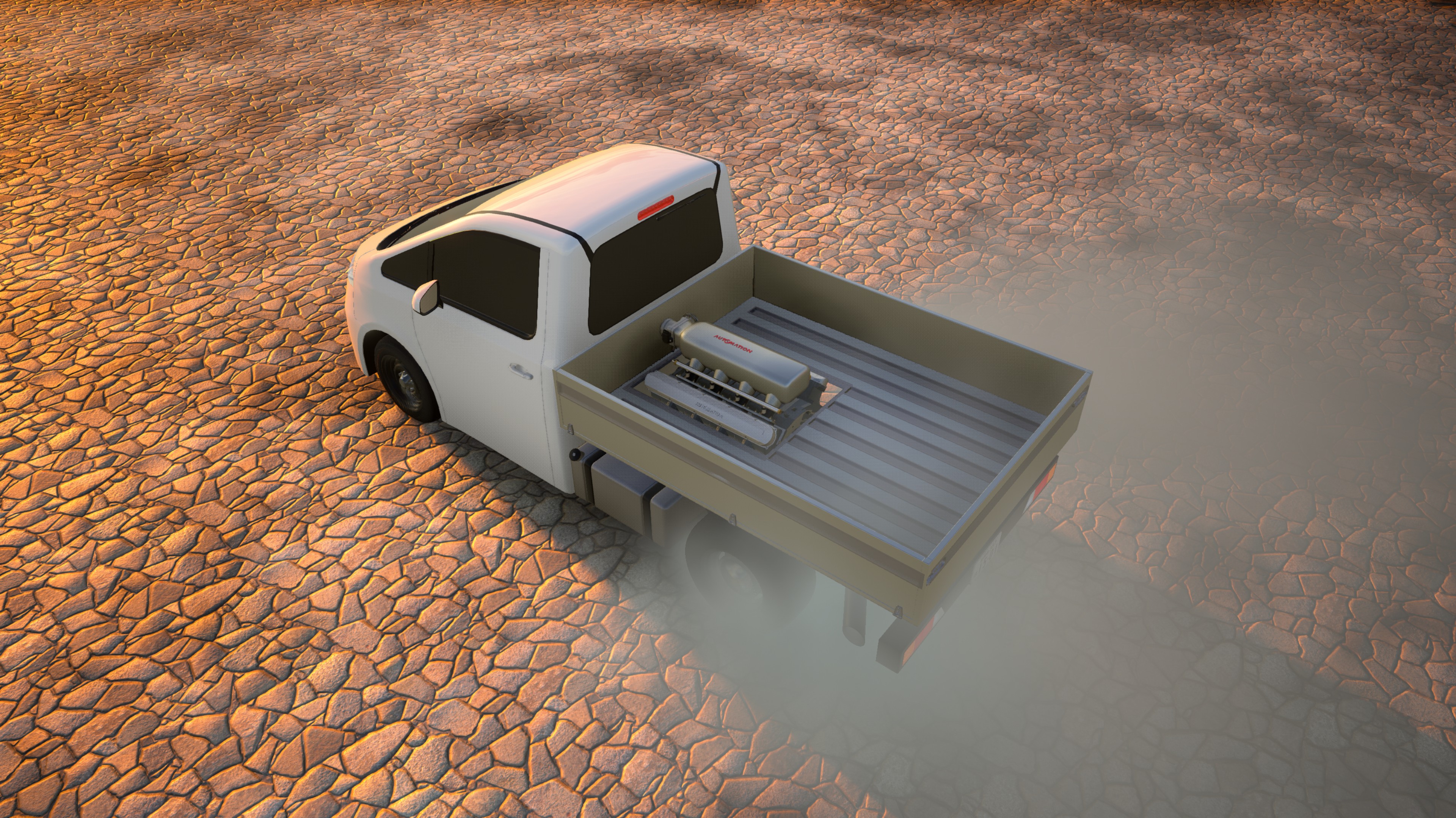 Camphor Flatbed V8 Swap
